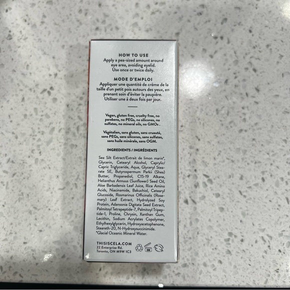 Cela Northern Eye Cream Full Size 1 OZ  Wrinkle Reducing Hydration cruelty free - Picture 3 of 3